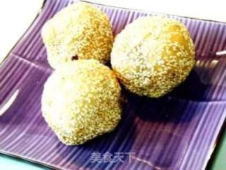江米面炸糕和麻团儿