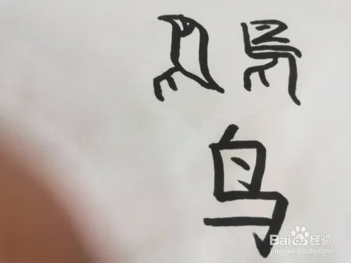 鸟的象形字怎么写