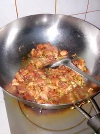 孜然肉片的做法