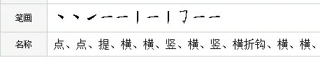 清的笔顺