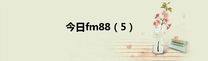 今日fm88（5）