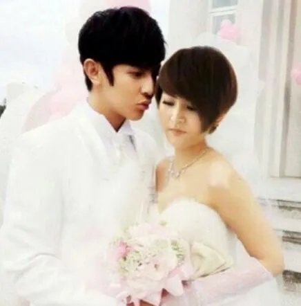 曾沛慈和汪东城结婚照欣赏 后者未结婚就已有儿子