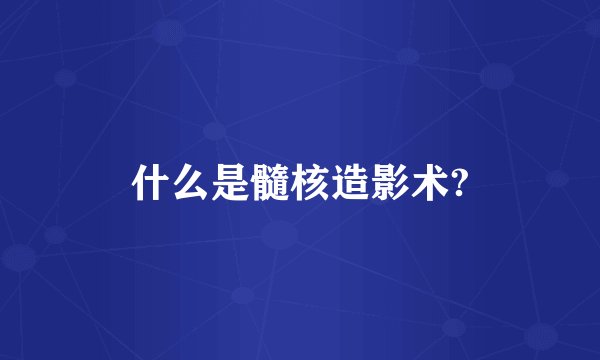 什么是髓核造影术?