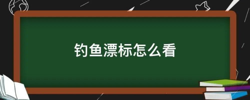 钓鱼漂标怎么看