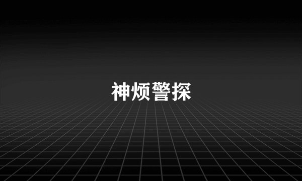 神烦警探