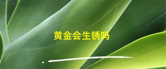 黄金会生锈吗