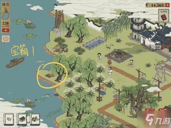 江南百景图钱塘门宝箱在哪 钱塘门宝箱位置图文分享