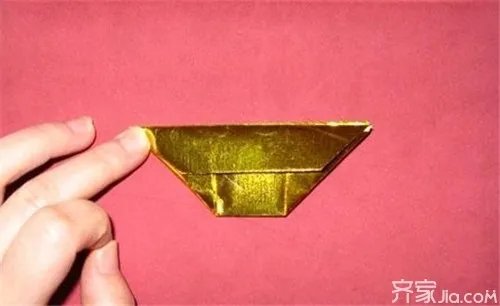 折纸DIY 金元宝的折法图解