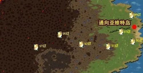 魔域BOSS分布图