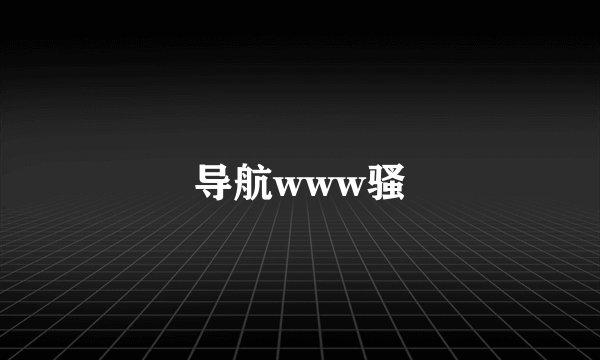 导航www骚