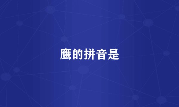 鹰的拼音是