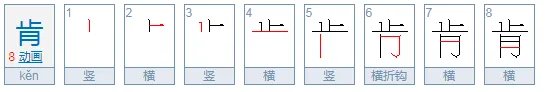 肯怎么组词