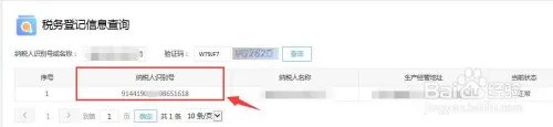 企业税号怎么查询