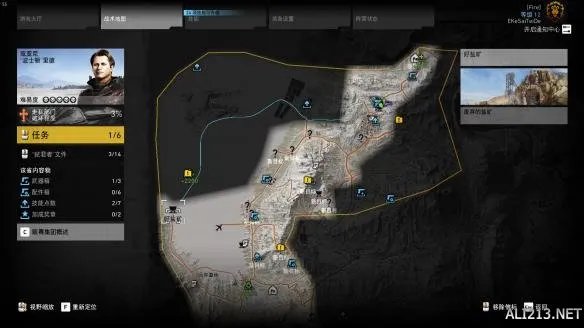 《幽灵行动:荒野》野外武器及配件具体位置地图大全