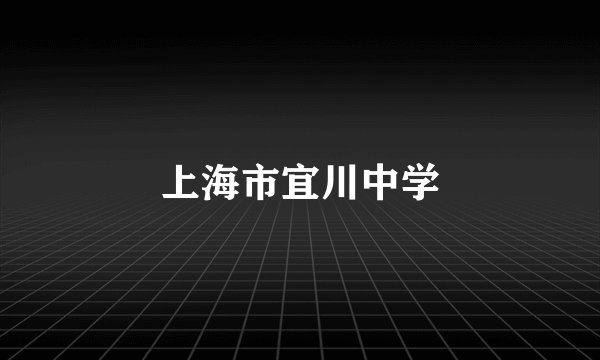上海市宜川中学