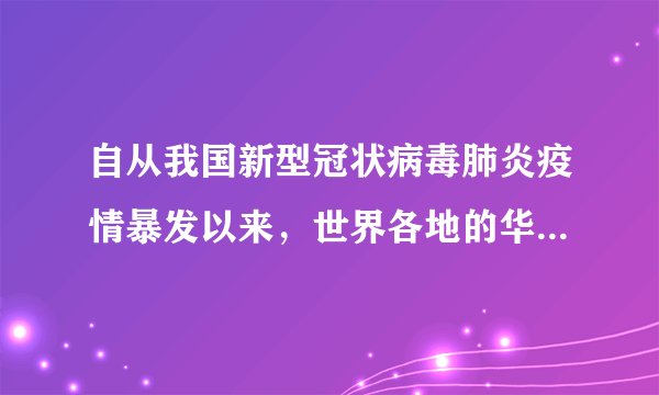 自从我国新型冠状病毒肺炎疫情暴发以来，世界各地的华侨十分关心疫情发展动态，同时积极捐资捐物，为武汉加油，为祖国出力。这传承了______的中华传统美德。（　　）A.忧国忧民、道济天下