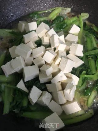小白菜炖豆腐