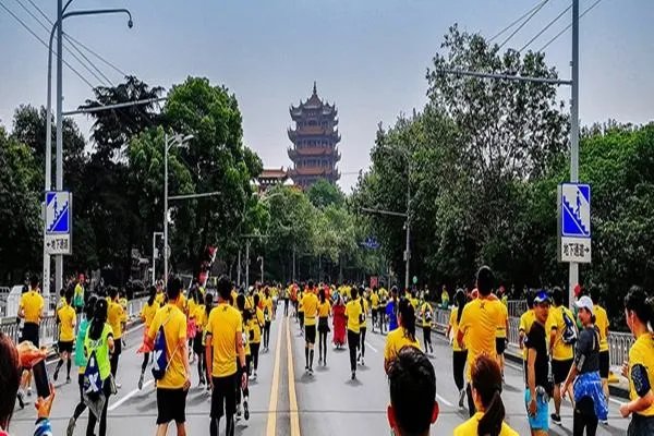 武汉马拉松2023路线图