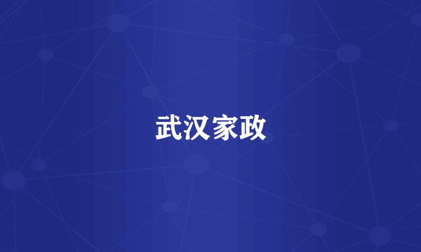 武汉家政