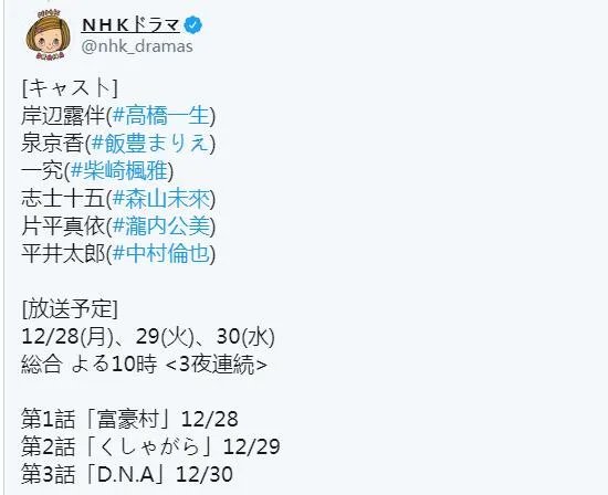 JOJO外传《岸边露伴一动也不动》真人:高桥一生出演!