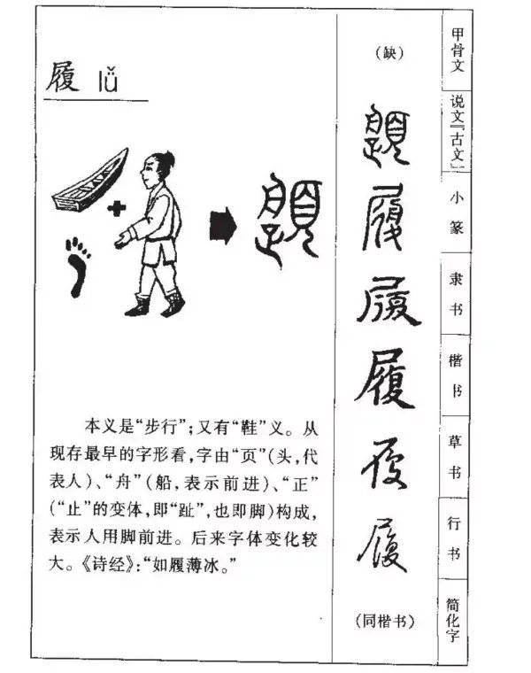 履组词和部首