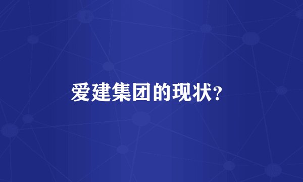 爱建集团的现状？