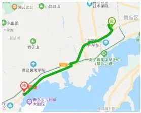 从黄岛汽车总站到黄岛融创茂出租车需要多少钱?