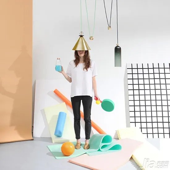 有趣的拼贴式灯具SHAPE UP创意设计