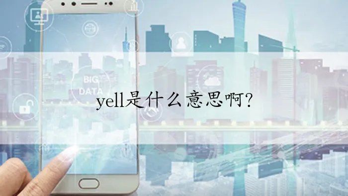yell是什么意思啊？