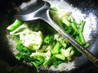 油菜蕻炒花菜