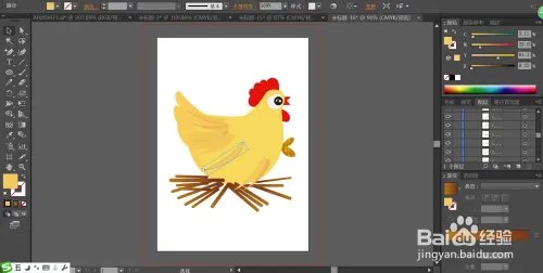 母鸡图片设计