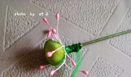 怎样做丝网花---荷花的详细做法