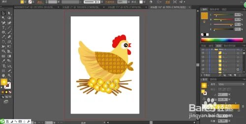 母鸡图片设计