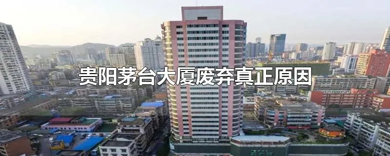 贵阳茅台大厦废弃真正原因