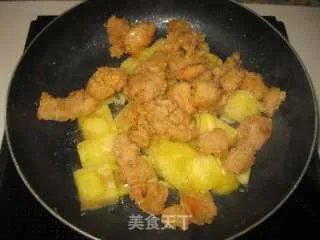 菠萝鸡米花