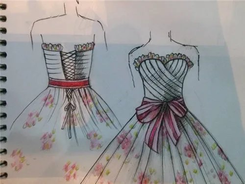 婚纱设计图基本画法要求  入门婚纱设计师画法技巧