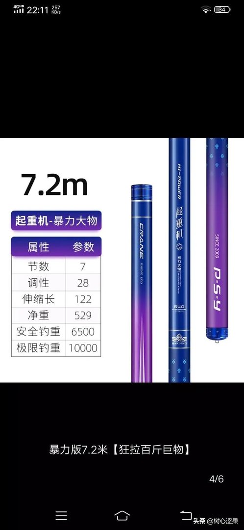 求推荐一款7.2米的野钓正28调鱼竿,平民玩家,价格不要太高?