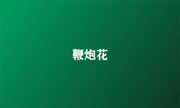 鞭炮花