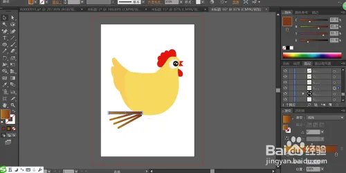 母鸡图片设计