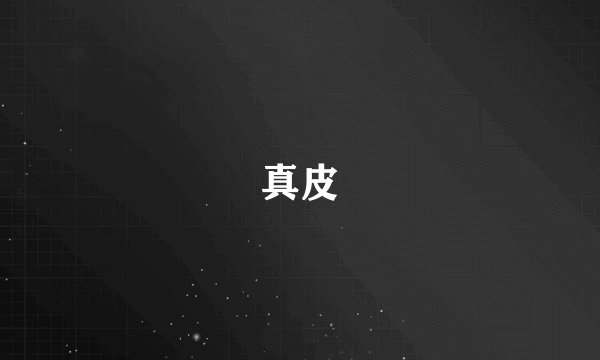 真皮