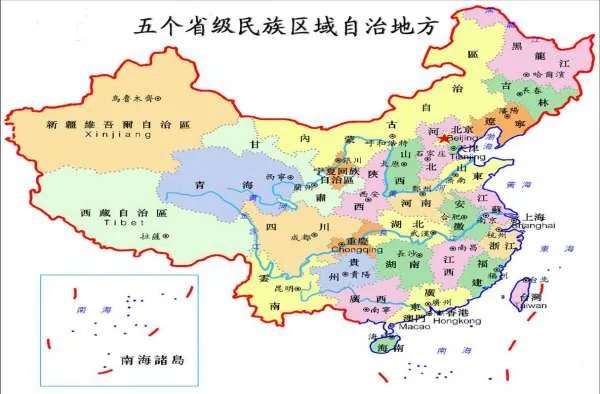 中国城市地图