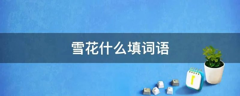 雪花什么填词语