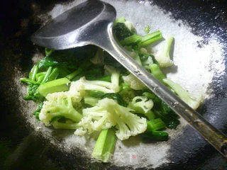 油菜蕻炒花菜