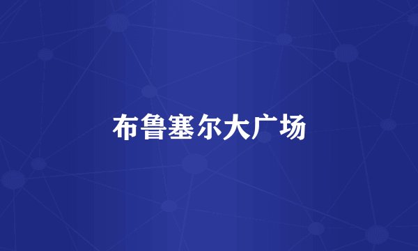 布鲁塞尔大广场