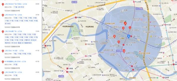 上海火车站地址？