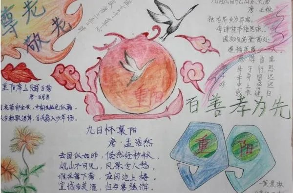 重阳节手抄报内容30字