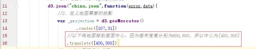 d3全国省份地图实例