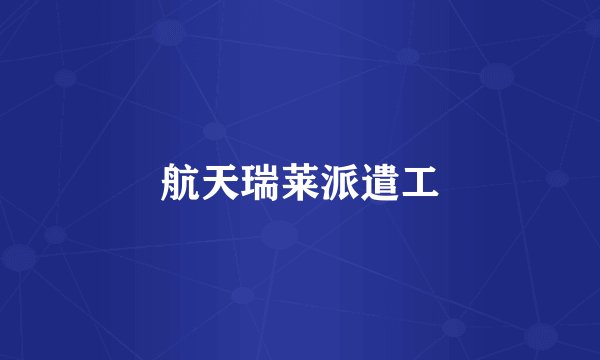航天瑞莱派遣工