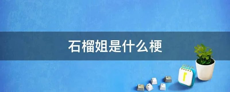 石榴姐是什么梗
