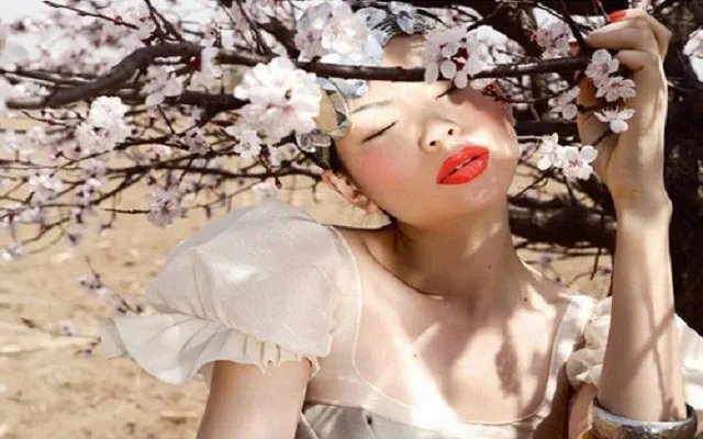 关于时尚超模吕燕美丑一直有争议的，怎么评价吕燕的成名照雀斑百合花?